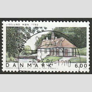 FRIM�RKER DANMARK | 2004 - AFA 1379 - Danske boliger III. - 6,00 Kr. - Pragt Stemplet Odder