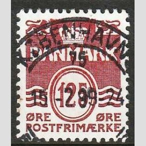 FRIM�RKER DANMARK | 1990 - AFA 953 - B�lgelinie - 125 �re brunr�d - Pragt Stemplet