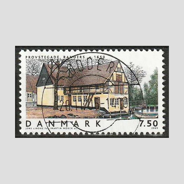 FRIM�RKER DANMARK | 2005 - AFA 1419 - Danske boliger IV. - 7,50 Kr. Provstegade - Lux Stemplet 