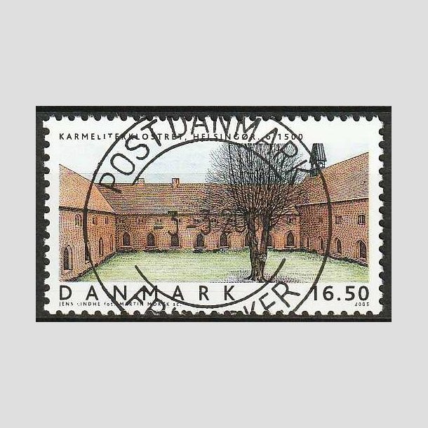 FRIM�RKER DANMARK | 2005 - AFA 1421 - Danske boliger IV. - 16,50 Kr. Karmeliterklosteret - Pragt Stemplet