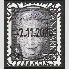 FRIM�RKER DANMARK | 2008 - AFA 1524 - Dronning Margrethe II - 7,75 gr�brun - Pragt Stemplet