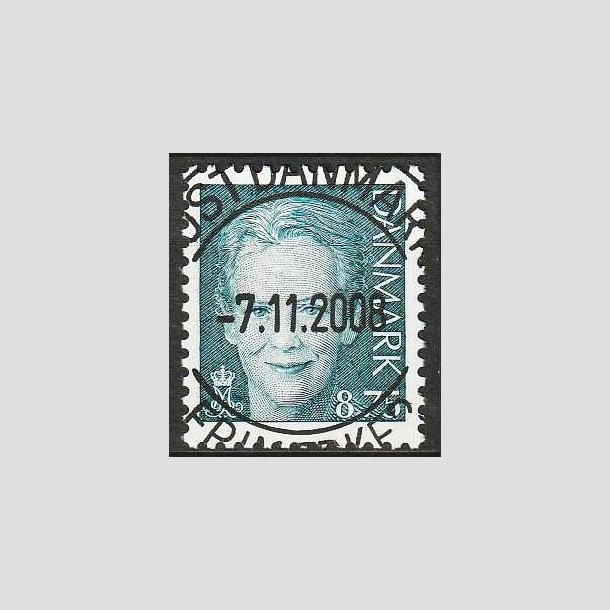 FRIM�RKER DANMARK | 2008 - AFA 1525 - Dronning Margrethe II - 8,75 kr. bl�gr�n - Pragt Stemplet