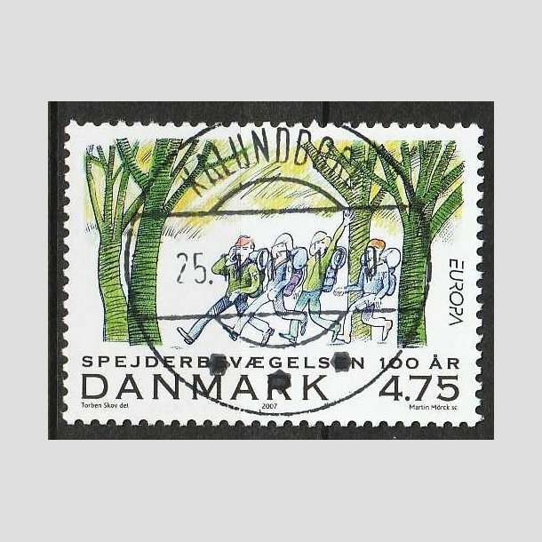 FRIM�RKER DANMARK | 2007 - AFA 1510 - Spejderbev�gelsen - 4,75 Kr. Marchtur - Lux Stemplet
