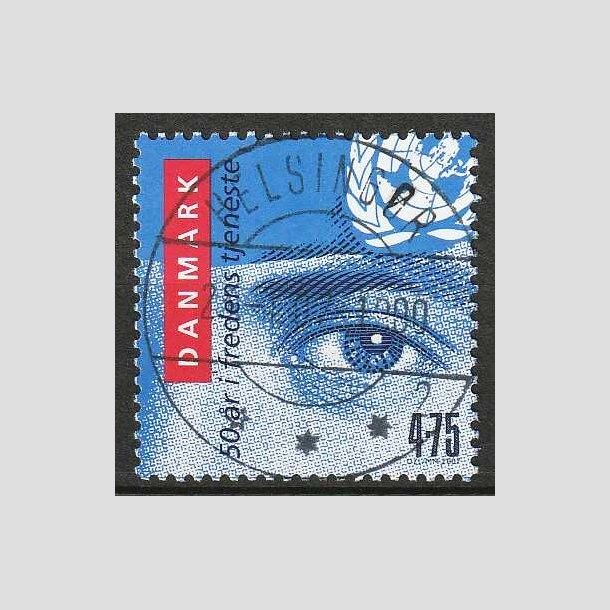 FRIM�RKER DANMARK | 2007 - AFA 1500 - Danske FN soldater i 50 �r. - 4,75 Kr. - Lux Stemplet Helsing�r