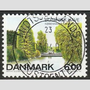 FRIM�RKER DANMARK | 2001 - AFA 1273 - Botanisk Have - 6,00 Kr. flerfarvet - Lux Stemplet 