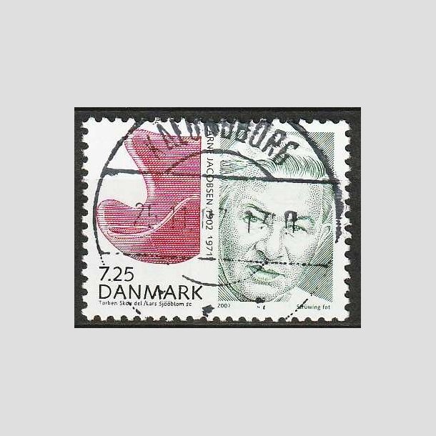 FRIM�RKER DANMARK | 2007 - AFA 1520 - Store danskere I - 7,25 Kr. flerfarvet - Lux Stemplet 