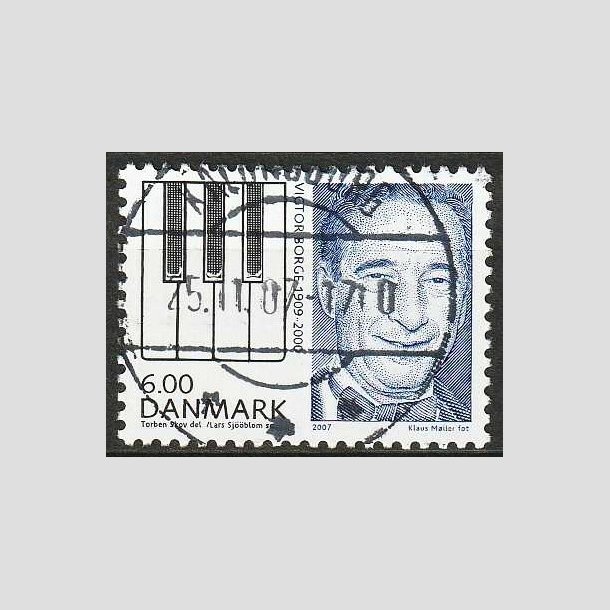 FRIM�RKER DANMARK | 2007 - AFA 1519 - Store danskere I - 6,00 Kr. flerfarvet - Lux Stemplet 