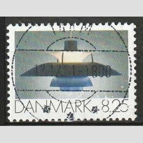 FRIM�RKER DANMARK | 1991 - AFA 0998 - Dansk Brugskunst - 8,25 Kr. flerfarvet - Lux Stemplet Tarm