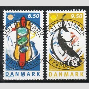 FRIM�RKER DANMARK | 2005 - AFA 1437+38 - Europam�rker - S�t - Lux Stemplet