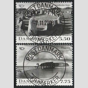 FRIM�RKER DANMARK | 2008 - AFA 1536+37 - Nordisk mytologi 3. - S�t - Lux Stemplet 