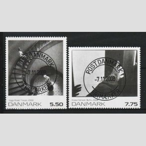 FRIM�RKER DANMARK | 2008 - AFA 1554+55 - Frim�rkekunst 11. - S�t - Pragt Stemplet 