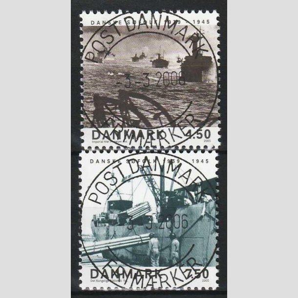 FRIM�RKER DANMARK | 2005 - AFA 1435+36 - Danske s�folk - i s�t - Pragt Stemplet