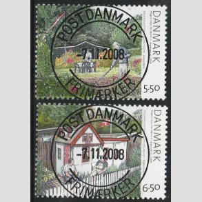 FRIM�RKER DANMARK | 2008 - AFA 1548+49 - Kolonihaver - S�t - Lux Stemplet 