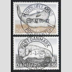 FRIM�RKER DANMARK | 2005 - AFA 1451+52 - S�ler i Danmark - S�t - Pragt Stemplet