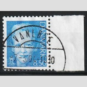 FRIM�RKER DANMARK | 2003 - AFA 1340 - Dronning Margrethe II - 8,50 Kr. lysebl� - Pragt Stemplet