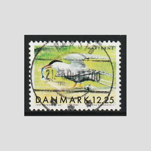 FRIM�RKER DANMARK | 1999 - AFA 1225 - Danske tr�kfugle - 12,25 Kr. Havterne - Pragt Stemplet