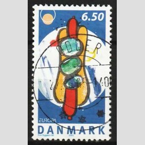 FRIM�RKER DANMARK | 2005 - AFA 1437 - Europam�rker - 6,50 Kr. Hotdog - Lux Stemplet Odder