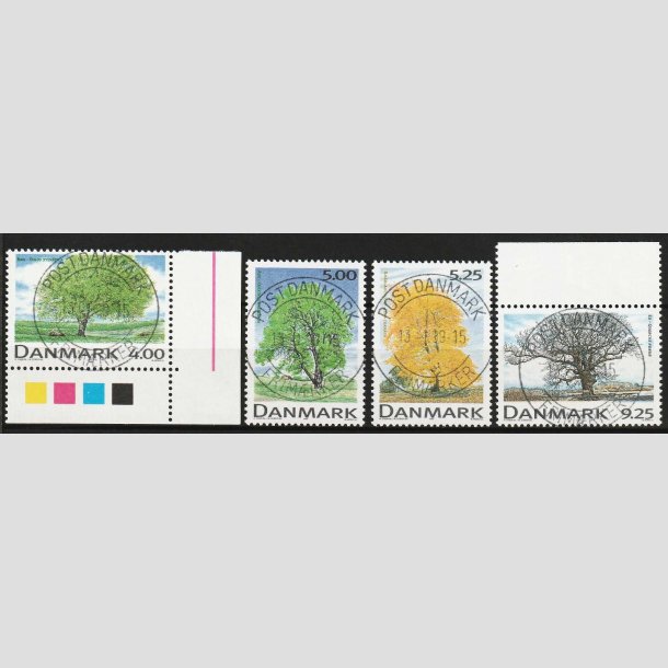 FRIM�RKER DANMARK | 1999 - AFA 1196-1199 - Danske l�vtr�er - komplet s�t - Pragt Stemplet