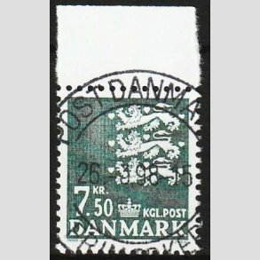 FRIM�RKER DANMARK | 1998 - AFA 1173 - Rigsv�ben - 7,50 Kr. m�rkegr�n - Pragt Stemplet 
