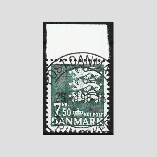 FRIM�RKER DANMARK | 1998 - AFA 1173 - Rigsv�ben - 7,50 Kr. m�rkegr�n - Pragt Stemplet 