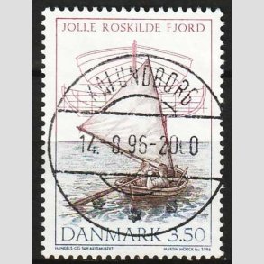 FRIM�RKER DANMARK | 1996 - AFA 1119 - Danske tr�joller - 3,50 Kr. flerfarvet - Lux Stemplet