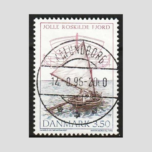 FRIM�RKER DANMARK | 1996 - AFA 1119 - Danske tr�joller - 3,50 Kr. flerfarvet - Lux Stemplet