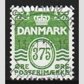 FRIM�RKER DANMARK | 1999 - AFA 1201 - B�lgelinie - 375 �re gr�n - Pragt Stemplet