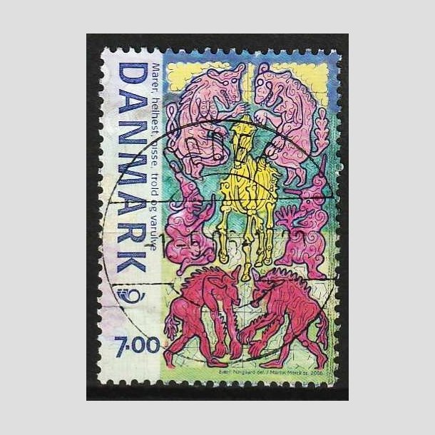 FRIM�RKER DANMARK | 2006 - AFA 1461 - Mystiske v�sener - 7,00 Kr. flerfarvet - Lux Stemplet Odder