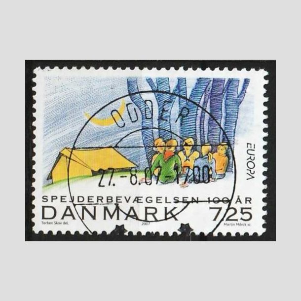 FRIM�RKER DANMARK | 2007 - AFA 1511 - Spejderbev�gelsen - 7,25 Kr. - Lux Stemplet Odder 