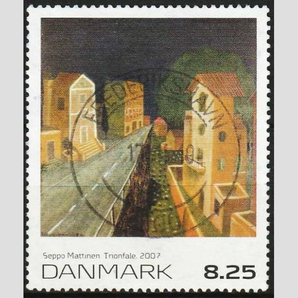 FRIM�RKER DANMARK | 2007 - AFA 1509 - Frim�rkekunst 10. - 8,25 Kr. - Lux Stemplet Frederikshavn