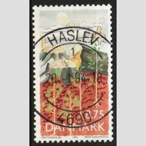FRIM�RKER DANMARK | 1992 - AFA 1022 - Natur, Milj� og udvikling - 8,75 Kr. - Lux Stemplet Haslev