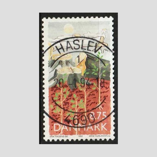 FRIM�RKER DANMARK | 1992 - AFA 1022 - Natur, Milj� og udvikling - 8,75 Kr. - Lux Stemplet Haslev