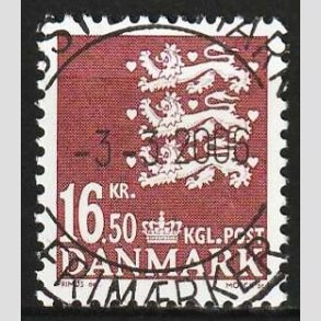 FRIM�RKER DANMARK | 2005 - AFA 1414 - Lille Rigsv�ben - 16,50 Kr. brun - Lux Stemplet 