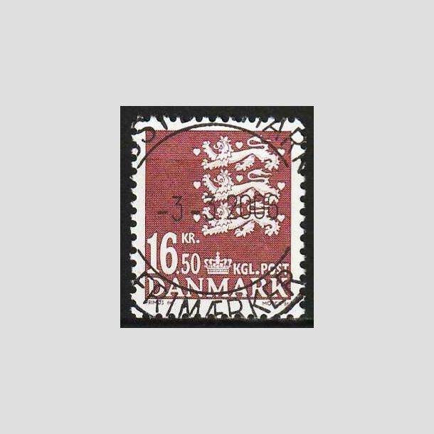 FRIM�RKER DANMARK | 2005 - AFA 1414 - Lille Rigsv�ben - 16,50 Kr. brun - Lux Stemplet 