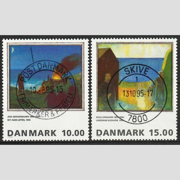 FRIM�RKER DANMARK | 1995 - AFA 1099+1100 - Maleriserie 8. - i s�t - Pragt Stemplet 