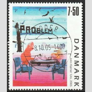 FRIM�RKER DANMARK | 2005 - AFA 1441 - Frim�rkekunst 8. - 7,50 Kr. John K�rner - Lux Stemplet Odder