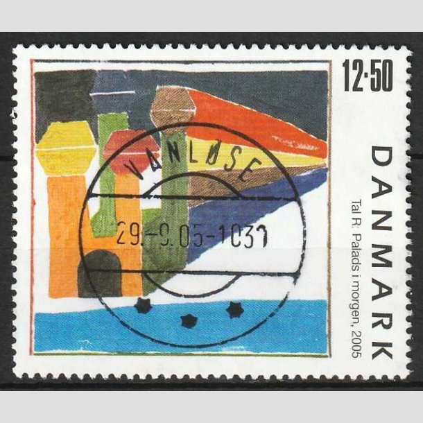 FRIM�RKER DANMARK | 2005 - AFA 1442 - Frim�rkekunst 8. - 12,50 Kr. Tal R. - Lux Stemplet Vanl�se