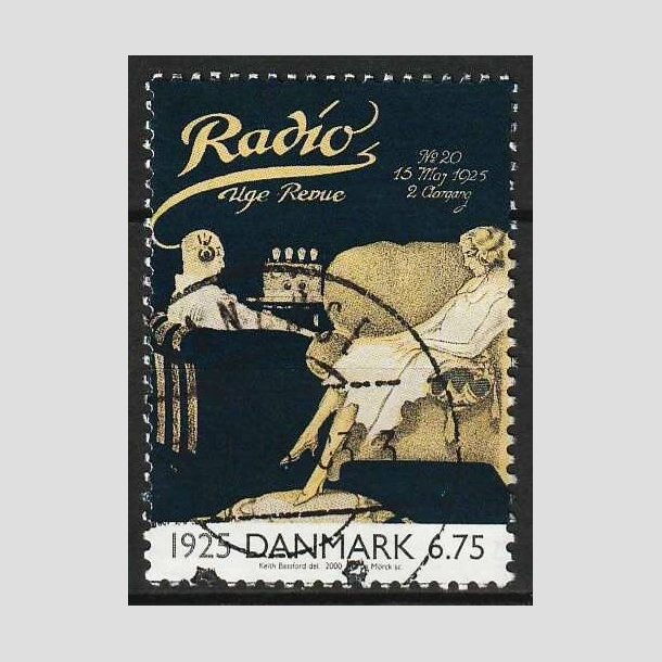 FRIM�RKER DANMARK | 2000 - AFA 1253 - 1900-tallet. Serie 2. - 6,75 Kr. - Pragt stemplet Vanl�se