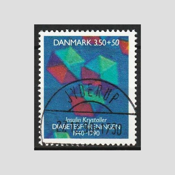 FRIM�RKER DANMARK | 1990 - AFA 977 - Diabetesforeningen - 3,50 Kr. + 50 �re - Lux Stemplet Jyderup