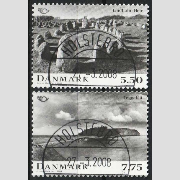 FRIM�RKER DANMARK | 2008 - AFA 1536+37 - Nordisk mytologi 3. - S�t - Lux Stemplet Holstebro