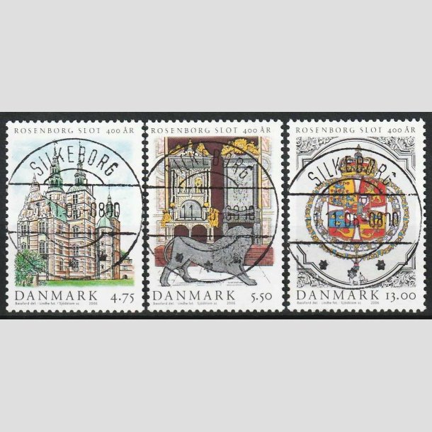 FRIM�RKER DANMARK | 2006 - AFA 1463-65 - Roseborg Slot 400 �r. - i s�t - Lux Stemplet Silkeborg