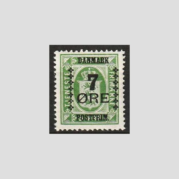 FRIM�RKER DANMARK | 1926 - AFA 163 - 7/5 �re gr�n Provisorium - Ubrugt 