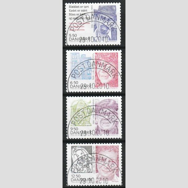 FRIM�RKER DANMARK | 2010 - AFA 1632E-35E - Store danskere 3. - Komplet s�t - Lux Stemplet