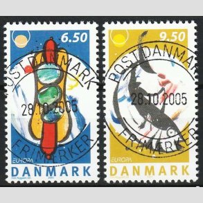 FRIM�RKER DANMARK | 2005 - AFA 1437+38 - Europam�rker - i s�t - Lux Stemplet