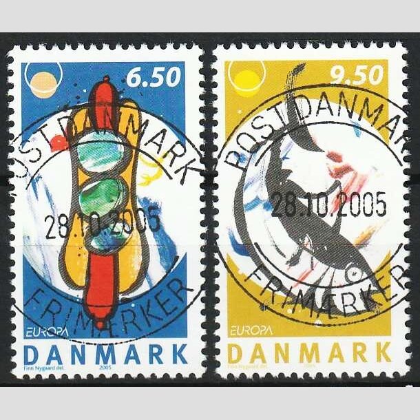 FRIM�RKER DANMARK | 2005 - AFA 1437+38 - Europam�rker - i s�t - Lux Stemplet
