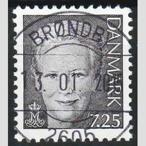 FRIM�RKER DANMARK | 2006 - AFA 1488 - Dronning Margrethe II - 7,25 gr� - Pragt Stemplet