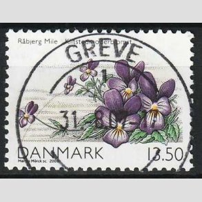 FRIM�RKER DANMARK | 2007 - AFA 1515 - Danmarks natur I - 13,50 Kr. flerfarvet - Lux Stemplet Greve
