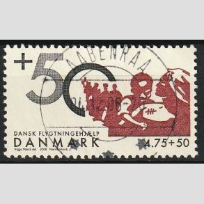 FRIM�RKER DANMARK | 2006 - AFA 1459 - Dansk flygtningehj�lp - 4,75+0,50 Kr. - Lux Stemplet Aabenraa