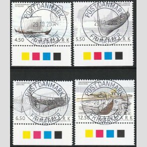 FRIM�RKER DANMARK | 2004 - AFA 1400-03 - Vikingeskibsmuseet - Komplet s�t - Lux Stemplet