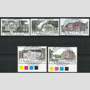 FRIM�RKER DANMARK | 2004 - AFA 1378-82 - Danske boliger III. - Komplet s�t - Pragt Stemplet